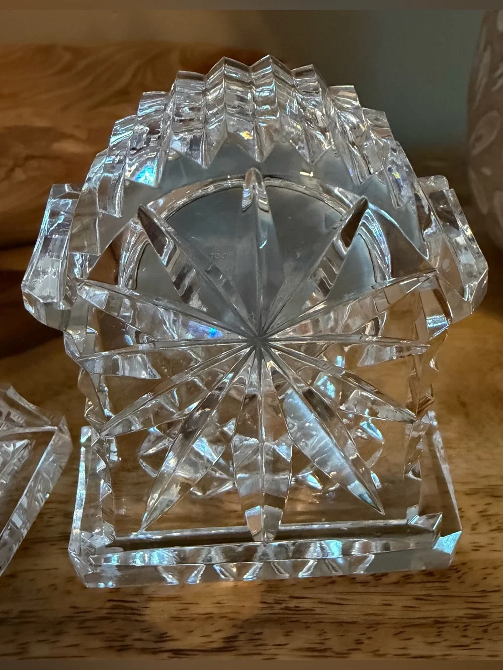 ✨Waterford Crystal Desk Clocks Set of 2 Vintage 3” Quartz Gold Trim✨ Set of 2.